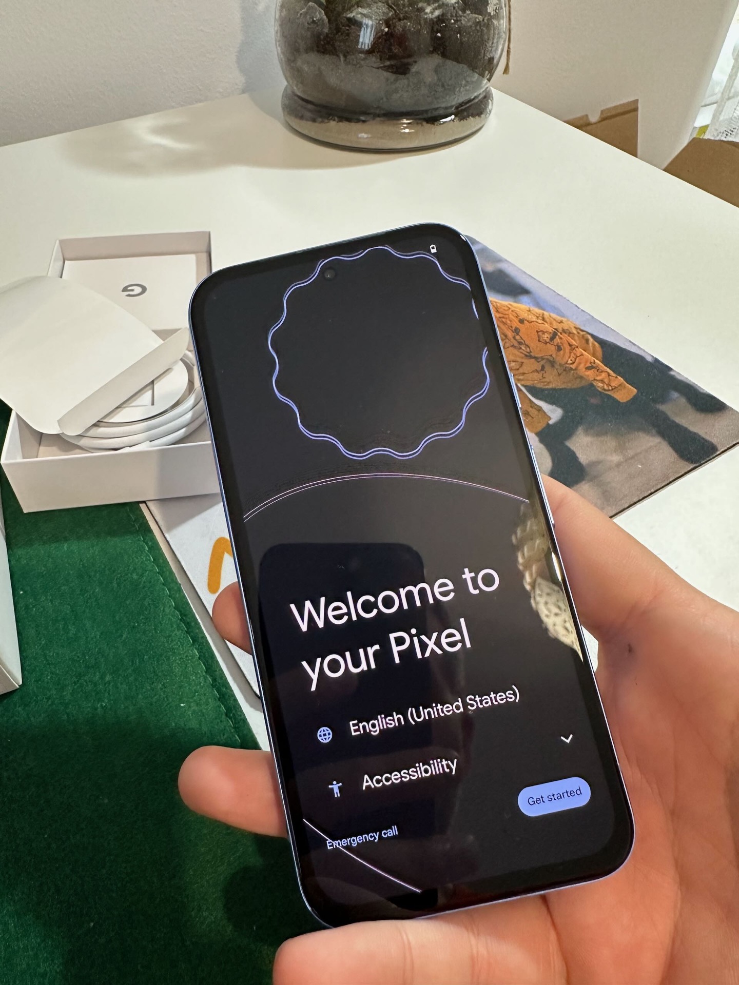 Setarea inițială a Google Pixel 8a