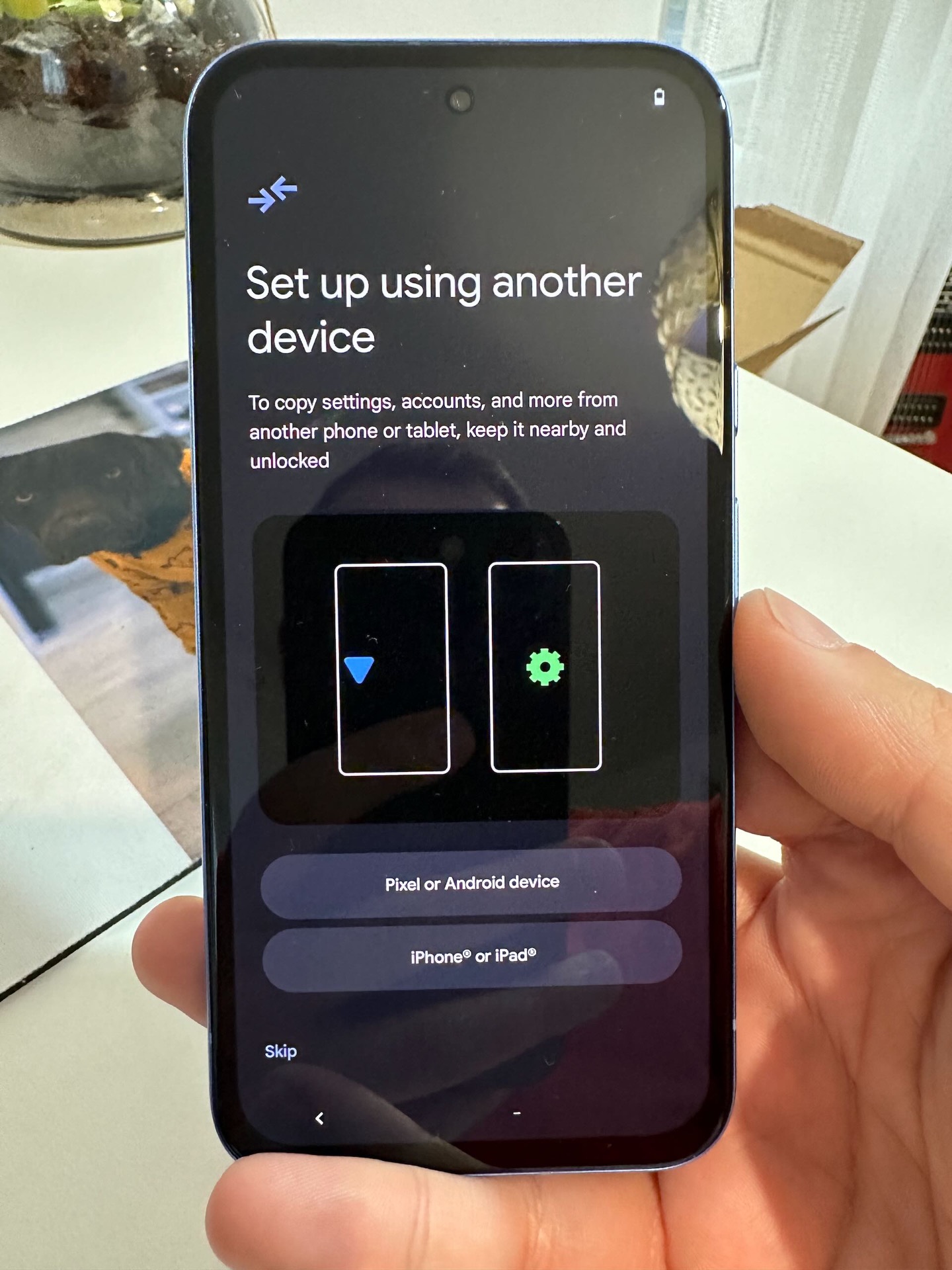 Setarea inițială a Google Pixel 8a