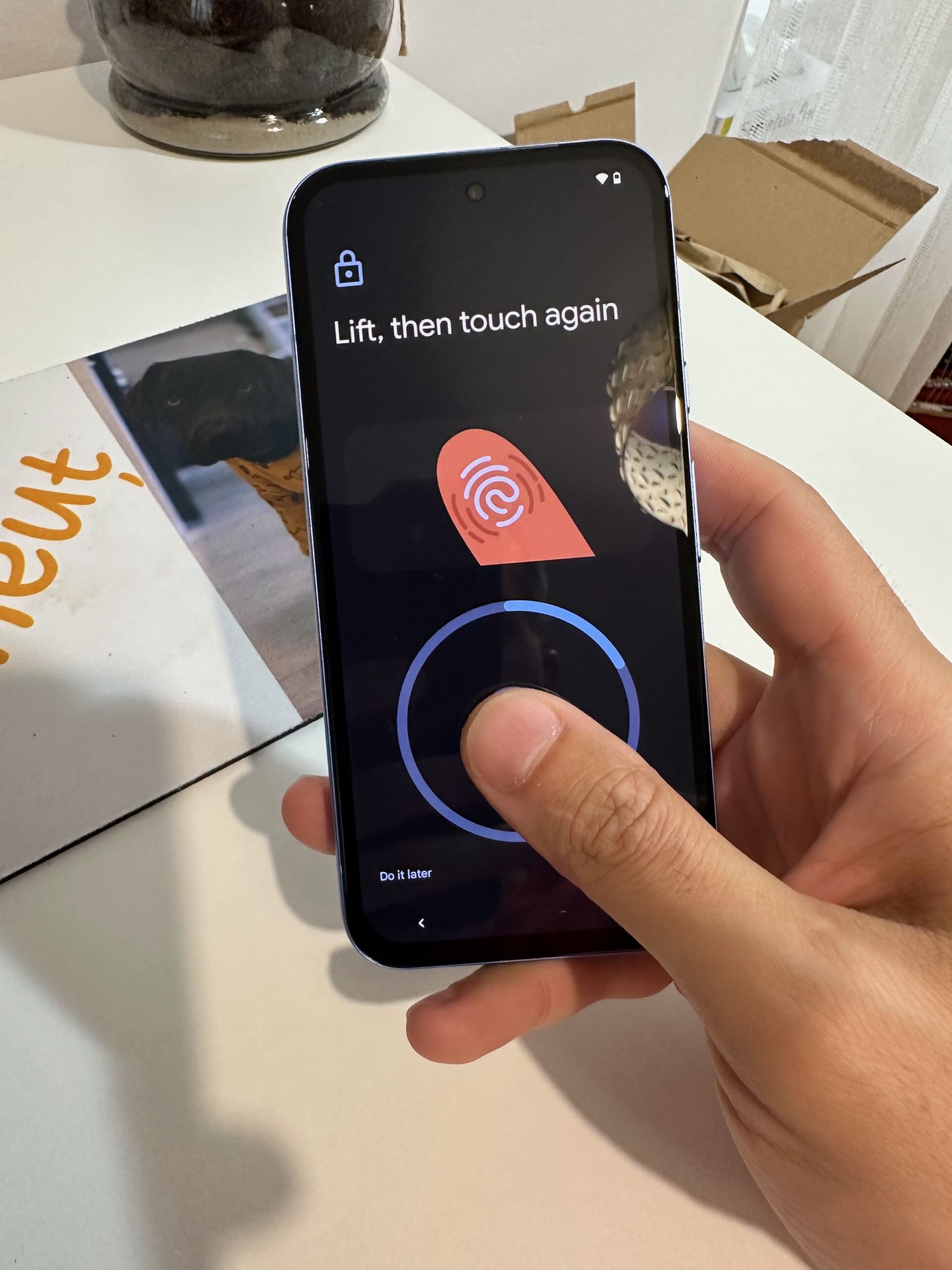 Setarea inițială a Google Pixel 8a