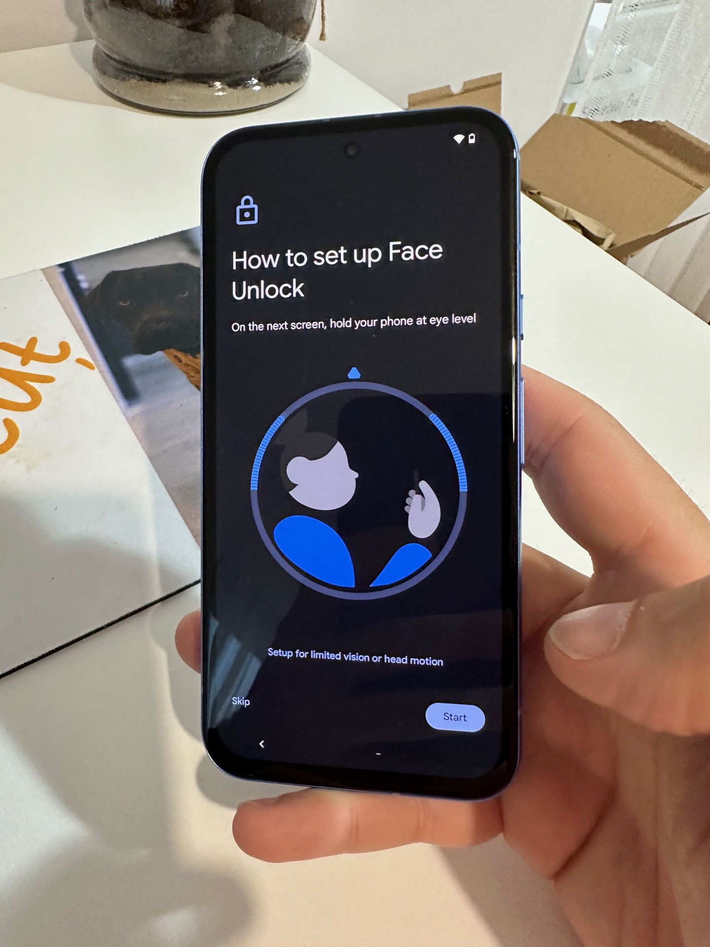 Setarea inițială a Google Pixel 8a