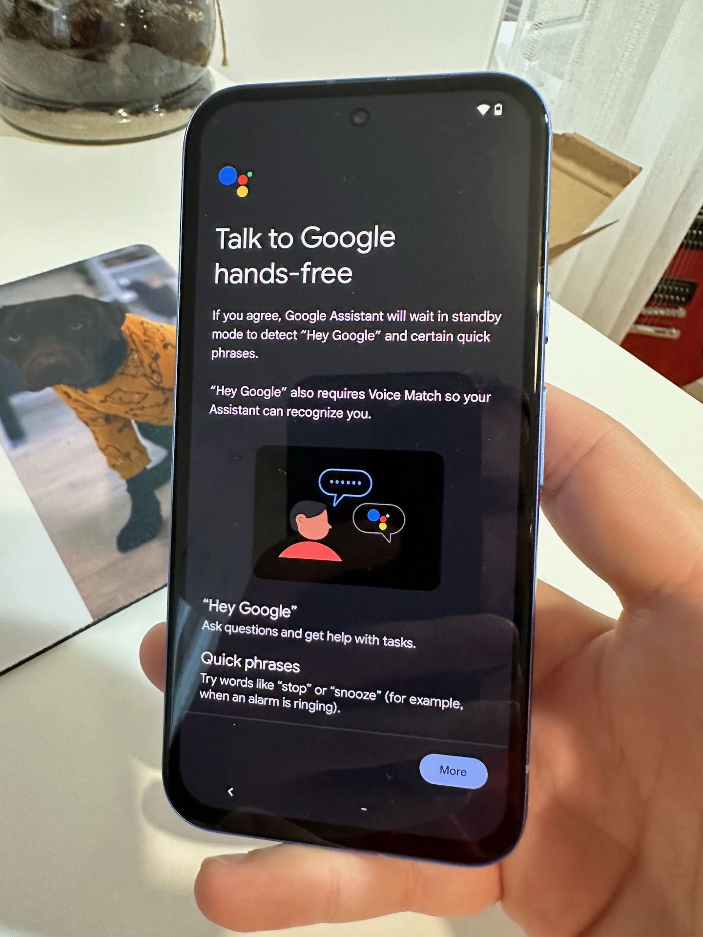 Setarea inițială a Google Pixel 8a