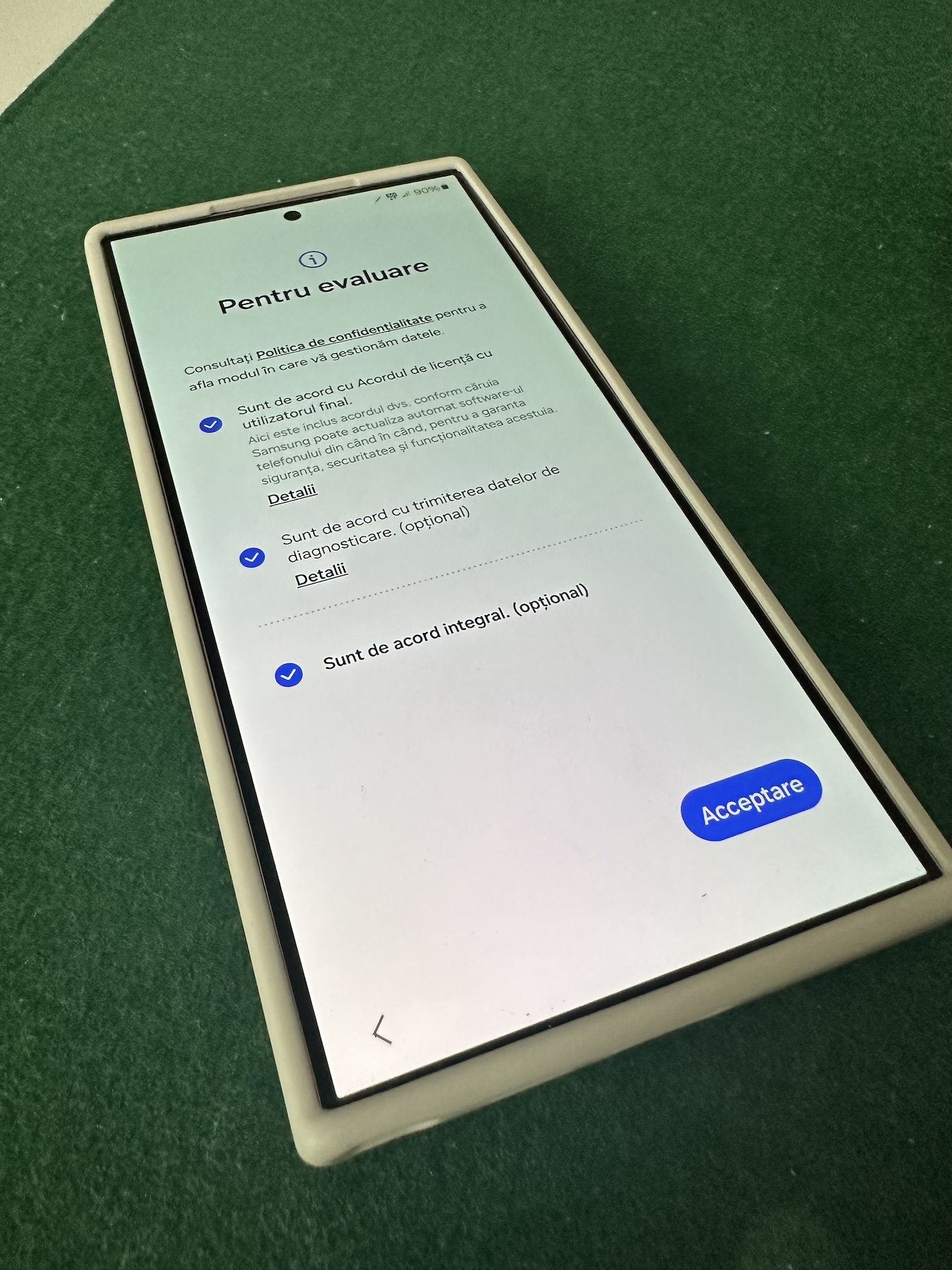Samsung Galaxy S24 Ultra: Ghid de configurare inițială